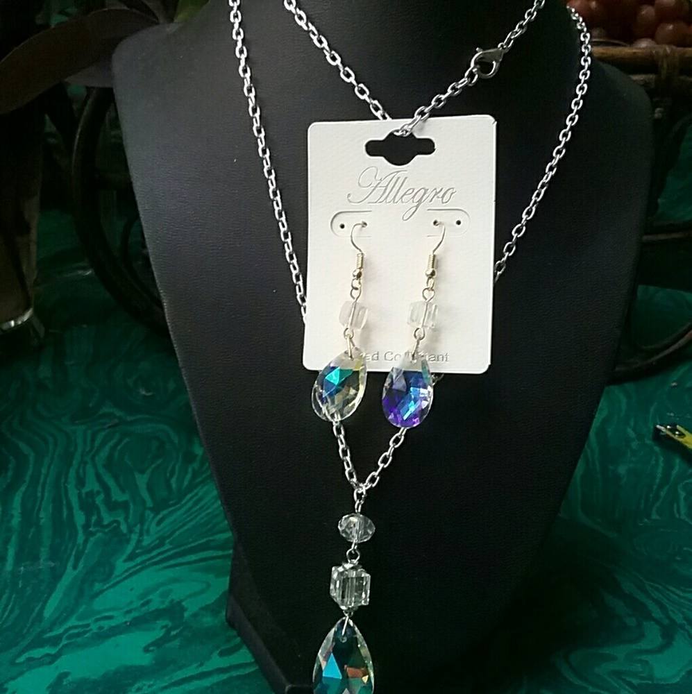 NWT beautiful women's set necklace Earnings Gift